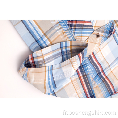 Chemise hawaïenne boutonnée à manches courtes